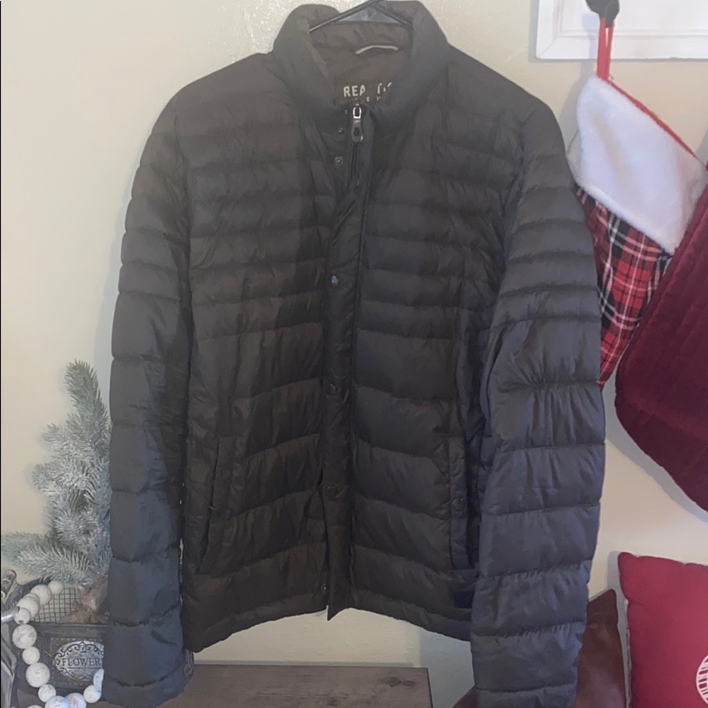 Men’s Kenneth Cole Olive Green Bubble Coat